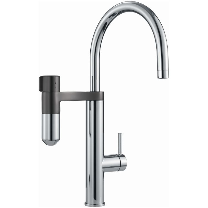 Baterie bucatarie Franke Vital, sistem filtrare integrat, Crom/Gun Metal