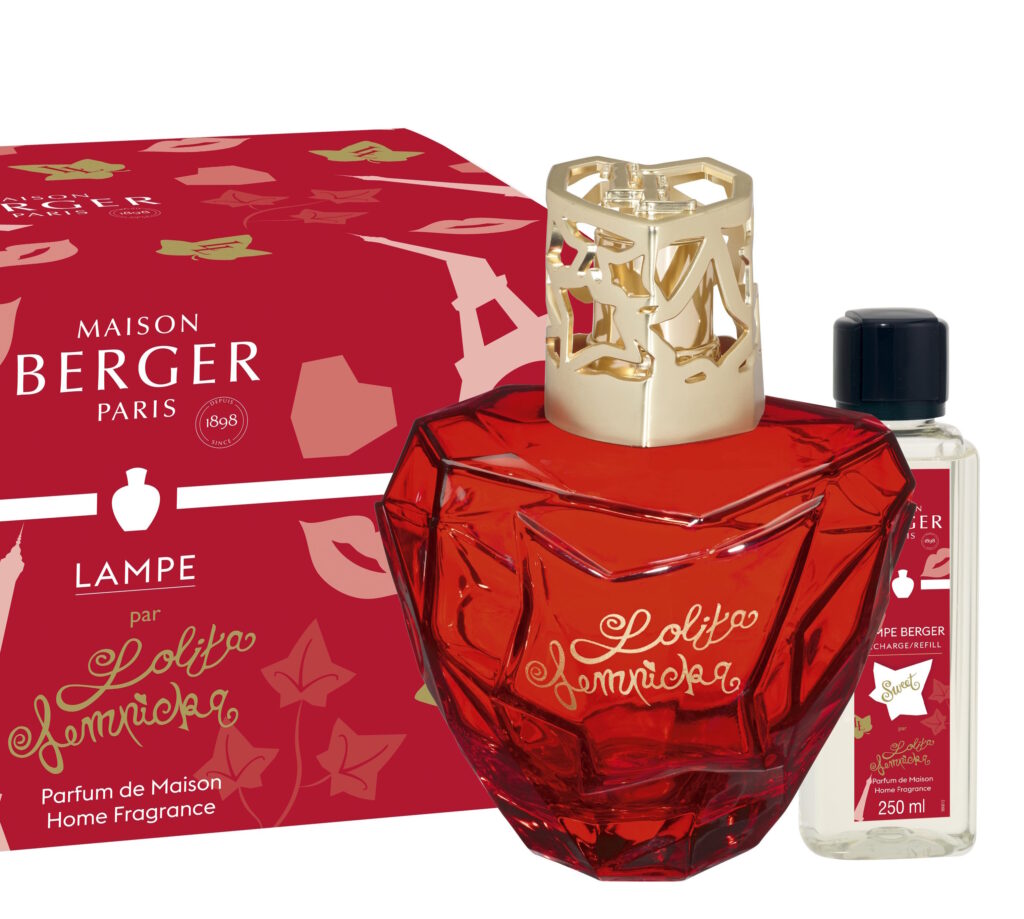 Set lampa catalitica cu parfum Maison Berger Lolita Lempicka Sweet Rouge
