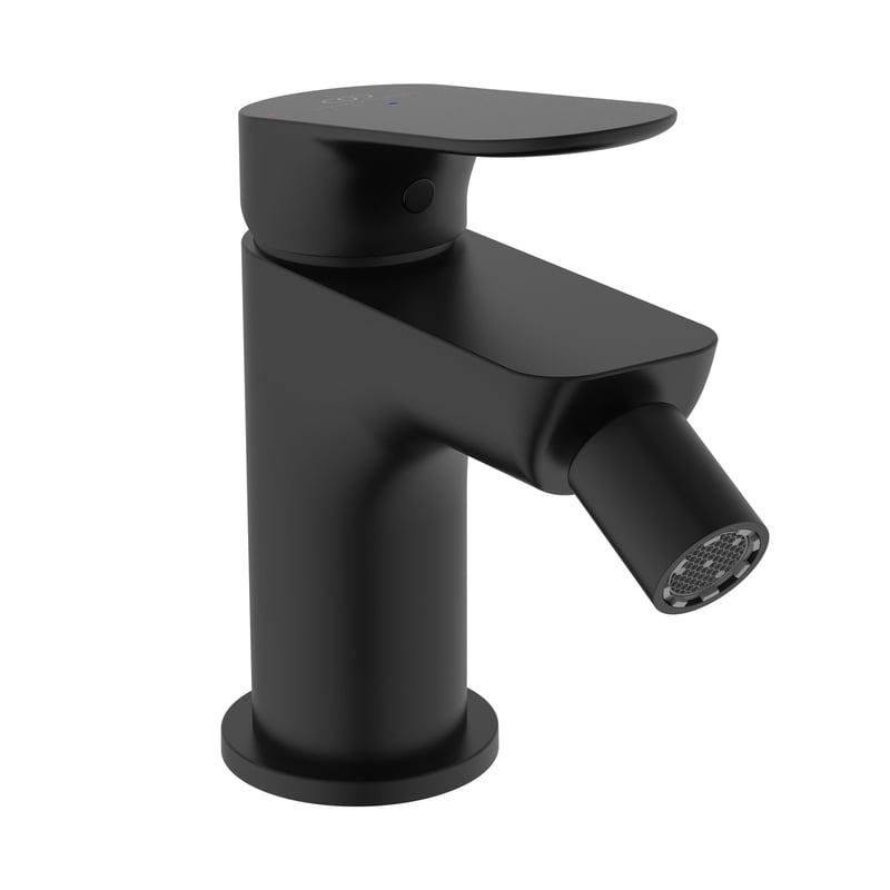 bideu stativ Baterie bideu Ideal Standard Ceralife O Bluestart, ventil click-clack, negru mat
