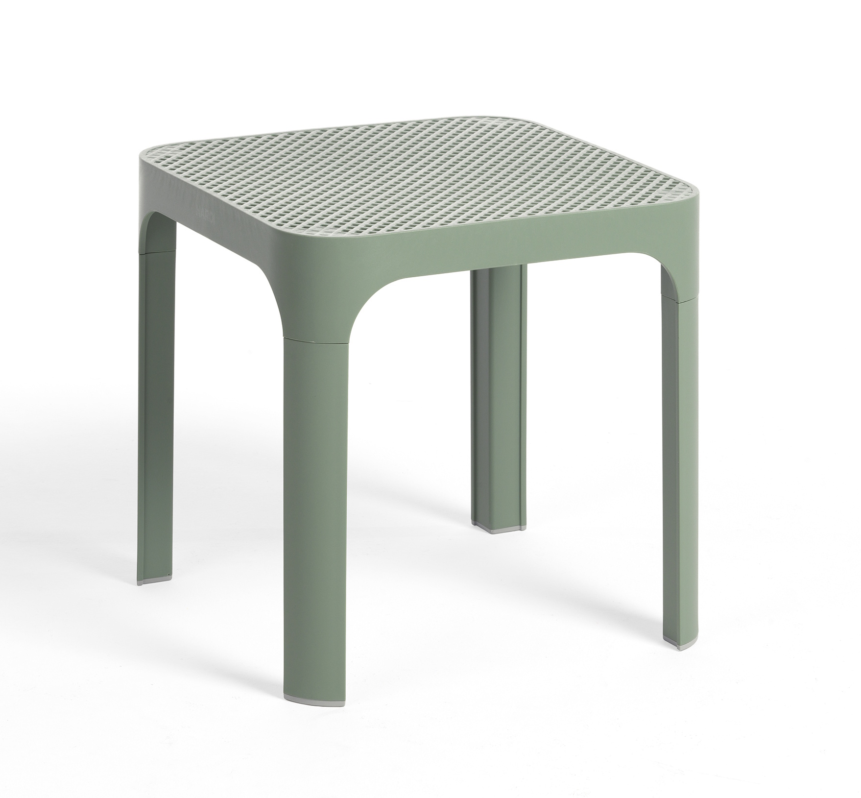 set 2 fotolii + masuta Masuta exterior Nardi Net 40x40cm, h 40cm, verde menta