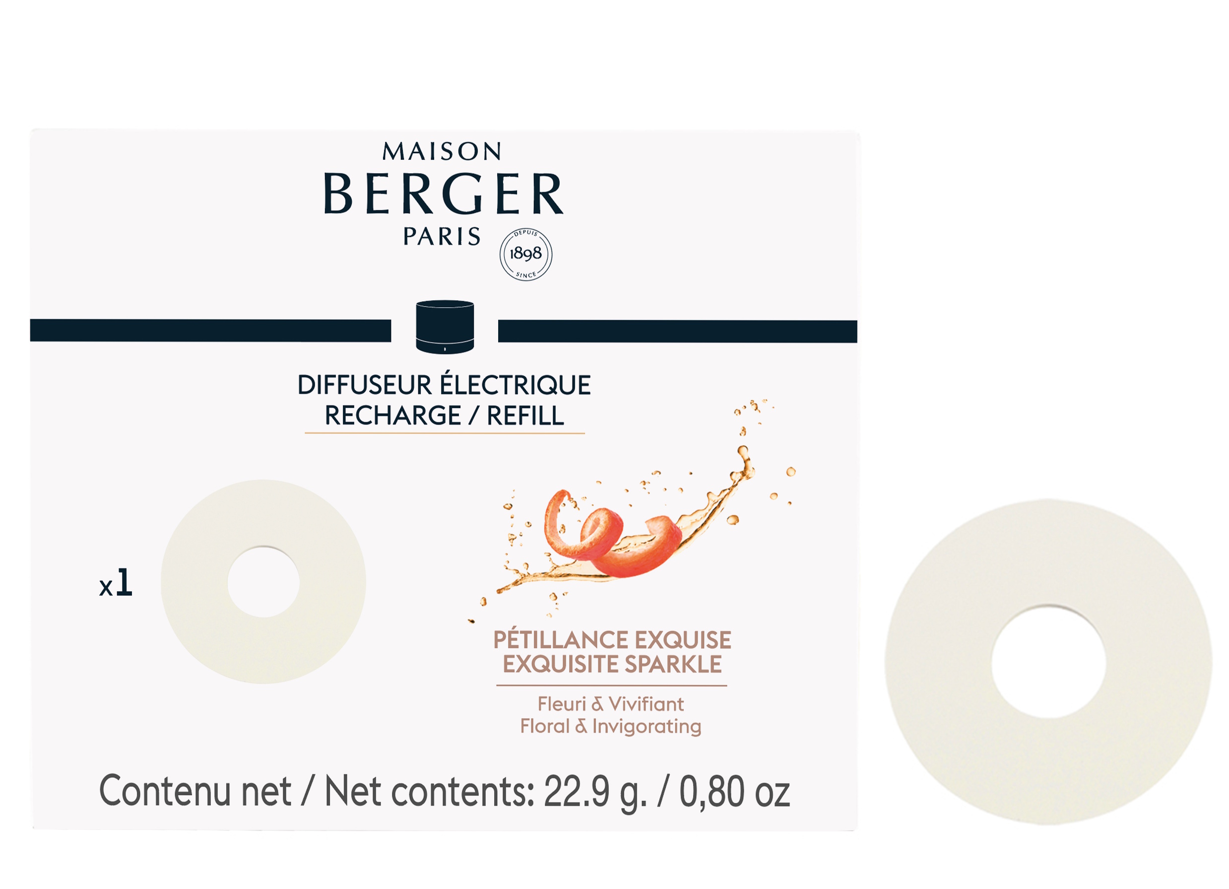 Rezerva ceramica pentru difuzor electric Maison Berger Nomade Exquisite Sparkle