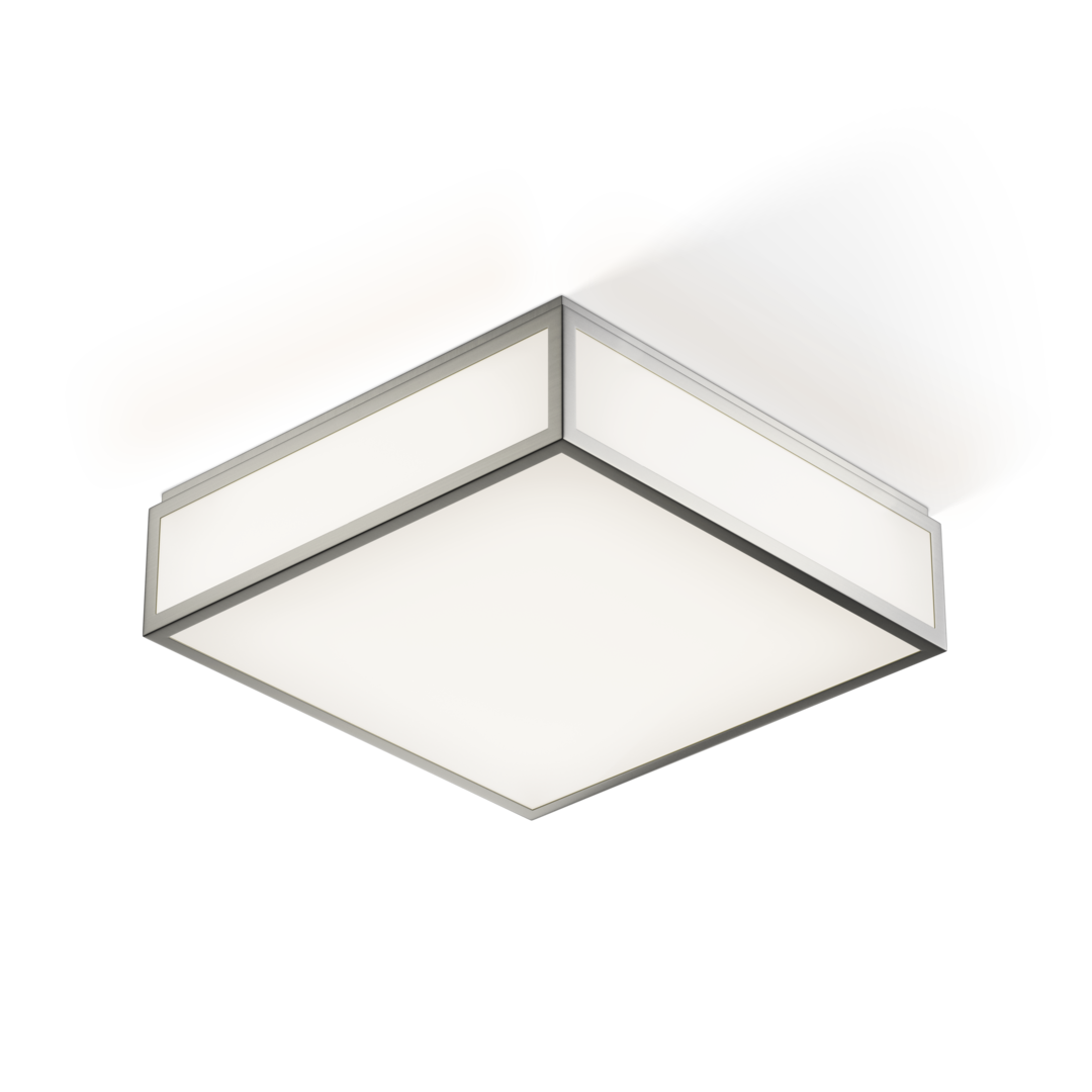 Aplica Decor Walther Bauhaus 3 LED 25W  30x30x9cm  IP44  nichel satinat