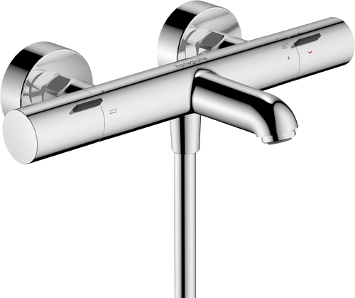 Baterie cada termostatata Hansgrohe Ecostat Fine crom