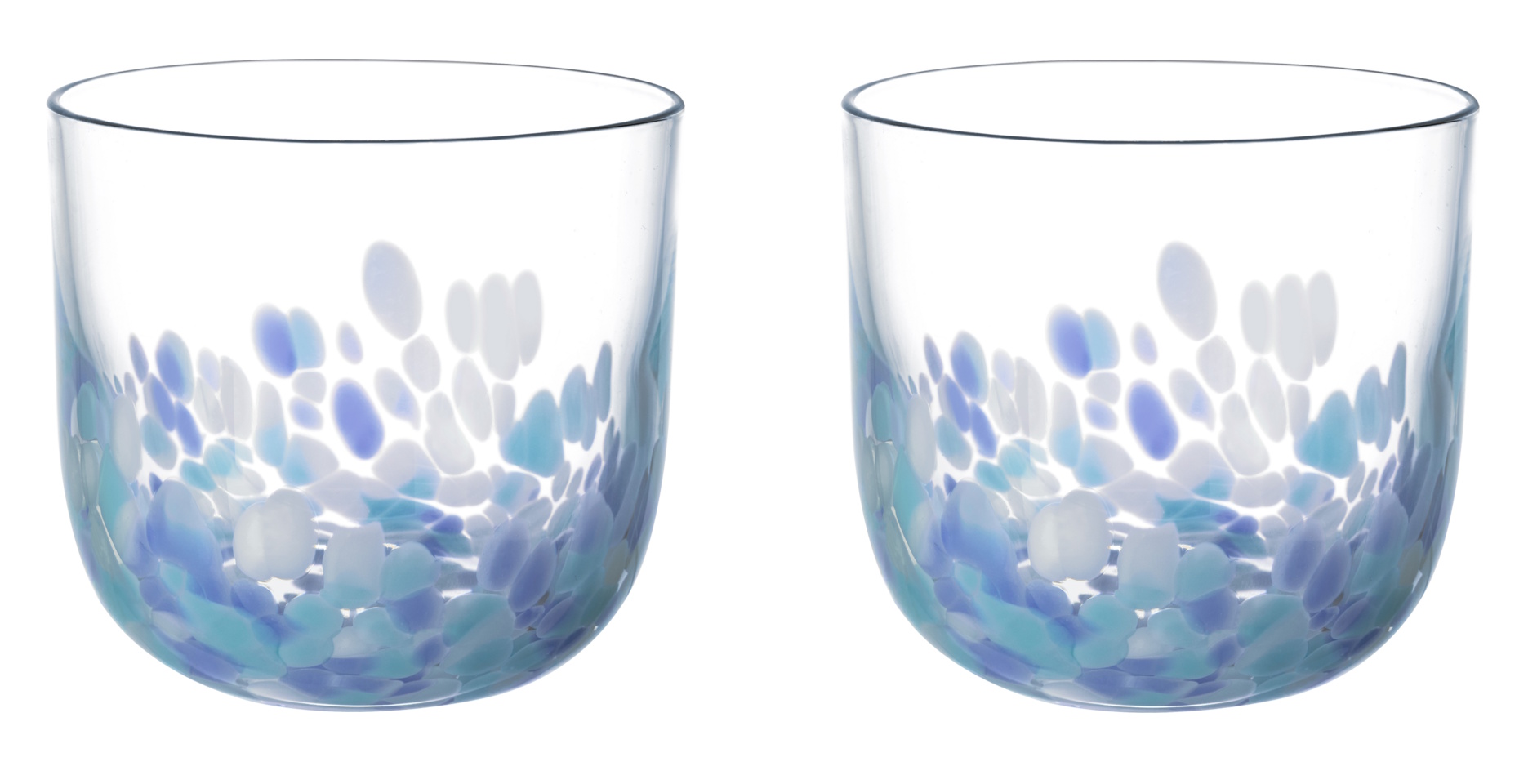 Set pahare apa like. by Villeroy & Boch Like Confetti blue 200ml  2 piese