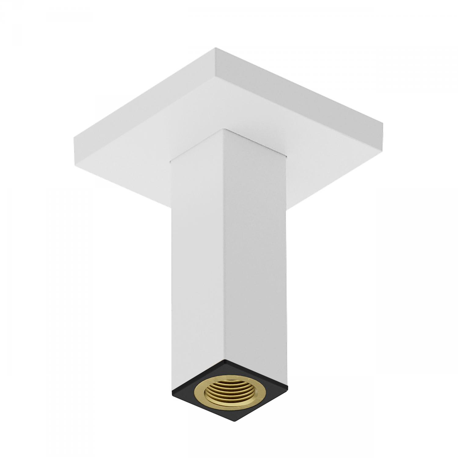 Brat de dus Hansgrohe E de tavan  10cm  alb mat