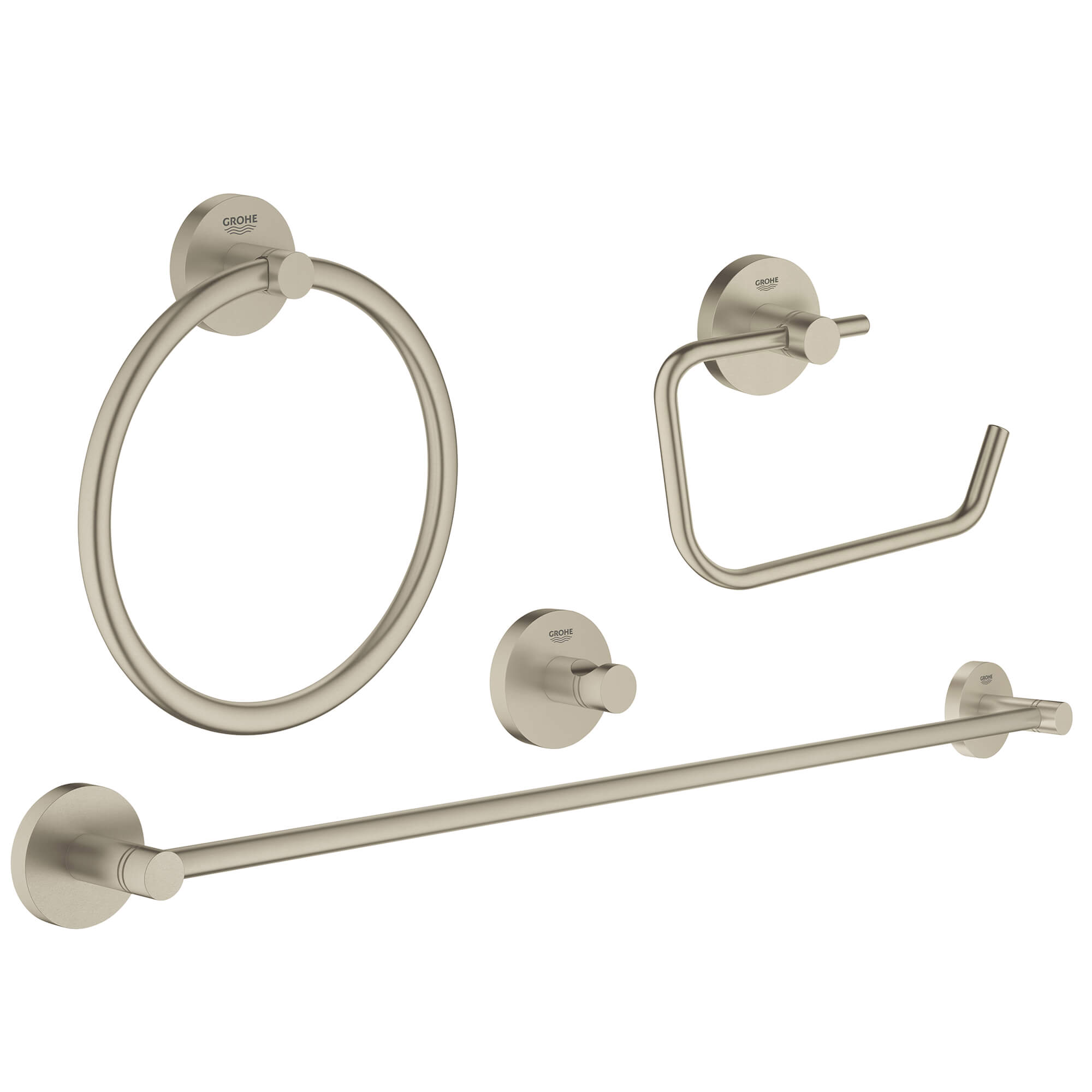 Poze Set accesorii baie Grohe Essentials Master 4-in-1 nichel periat