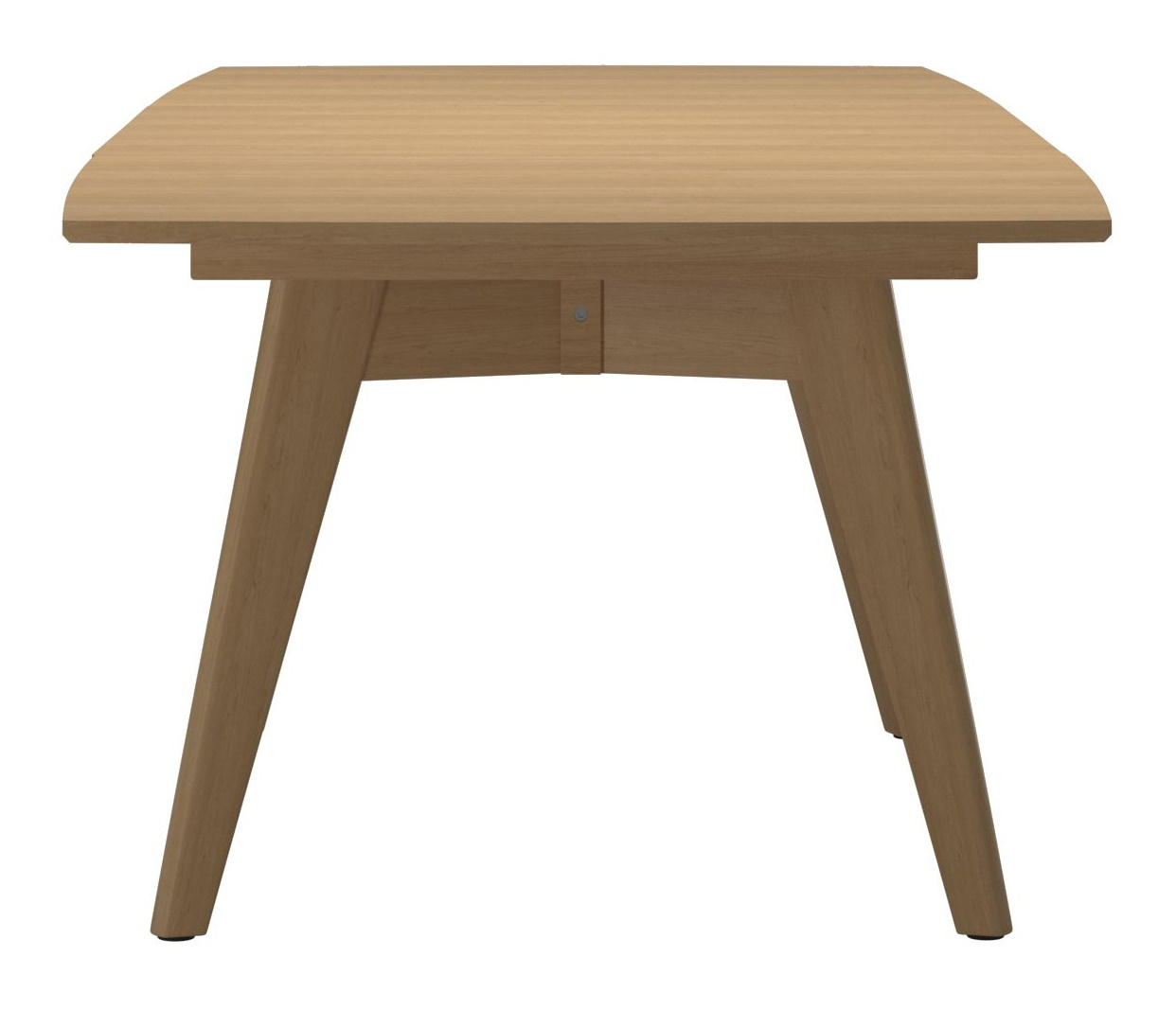 Detaliu blat din lemn natural al mesei Stressless Toscana T100