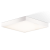 Aplica Decor Walther Cut 40 N LED 19.2W, 7x40x40cm, IP44, alb mat
