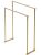 Suport prosop dublu Decor Walther Club HAK1 de podea, 87x70x25cm, auriu mat 24k