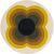 Covor Orla Kiely Sunflower, diametru 150cm, 60006 galben