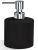 Dozator sapun lichid Decor Walther Porzellan DW 520, 430ml, negru matr-crom