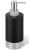 Dozator sapun lichid Decor Walther Club SSP 1 fatetat, h 17.5cm, negru mat-crom