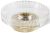 Savoniera Decor Walther Club STS fatetat, 11cm, cristal, auriu mat