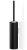 Perie wc cu suport de perete Decor Walther Club WBG, h 46cm, negru mat-crom