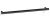 Bara port prosop Decor Walther Club HTE40, 40cm, negru mat