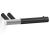 Suport hartie igienica Decor Walther Club TPH1, 18cm, negru mat-crom