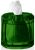 Cutie servetele Decor Walther Kristall KR KB, 15x15cm, verde