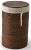 Cos de rufe cu capac Decor Walther Basket WB Small, h 55cm, rattan inchis