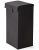 Cos de rufe cu capac Decor Walther Nappa WB, 66x37x30cm, piele, negru-maro