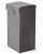 Cos de rufe cu capac Decor Walther Nappa WB, 66x37x30cm, piele, gri fumuriu