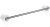 Bara port prosop Decor Walther Stone HTE45, 45cm, alb-crom