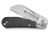 Cutit pliabil de buzunar Claude Dozorme Liner Lock London, maner carbon, lama inox