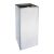 Cos gunoi patrat Bemeta Hotel cu montare pe perete 60cm, 45 litri, inox mat