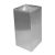 Cos gunoi patrat Bemeta Hotel cu montare pe perete 60cm, 72 litri, inox mat