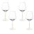 Set 4 pahare vin rosu Villeroy & Boch Manufacture Rock Blanc, 490 ml