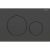 Clapeta actionare Geberit Sigma20 EasytoClean negru mat lacuit / negru
