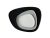 Set 3 platouri Kartell Namaste design Jean-Marie Massaud, negru-gri-alb