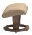Taburet Stressless Ruby M Classic, baza Walnut stain, tapiterie piele Paloma Beige