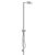 Coloana de dus Axor Starck 240 1jet cu baterie termostatata, necesita corp incastrat, crom