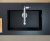Chiuveta bucatarie Hansgrohe S510-U660 SilicaTec 660, cu 1 cuva, 45x71x19cm, montare sub blat, graphite black