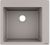 Chiuveta bucatarie Hansgrohe S510-F450 SilicaTec 450, cu 1 cuva, 51x56x19cm, concrete grey