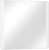Oglinda Hansgrohe Xarita Lite Q 80x70cm, iluminare LED pe laterale, alb mat