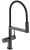 Baterie bucatarie Hansgrohe Talis Select M54 PowderSpray 3jet, Semi-Pro, negru periat
