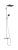 Coloana de dus Hansgrohe Activera Q 290/180 1jet EcoSmart cu baterie termostatata Ecostat Fine, crom