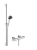 Baterie dus termostatata Hansgrohe Ecostat Fine cu set de dus cu bara Activera Select S 95 2jet EcoSmart, crom