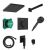 Sistem de dus incastrat Hansgrohe Pulsify E Design ShowerSet 260 1jet cu baterie termostatata Ecostat Comfort E, negru mat