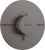 Baterie dus termostatata Hansgrohe ShowerSelect Comfort S cu montaj incastrat, necesita corp ingropat, negru periat