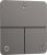Divertor Hansgrohe ShowerSelect Comfort Q cu 3 functii cu montaj incastrat, necesita corp ingropat, negru periat