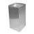 Cos gunoi patrat Bemeta Hotel cu montare pe perete 60cm, 72 litri, inox