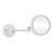 Oglinda cosmetica de perete Bemeta White 5x, d20cm, 40cm, senzor touch, iluminare, alb