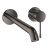 Baterie lavoar Grohe Essence New L din 2 elemente, de perete, montaj incastrat, necesita corp ingropat, hard graphite