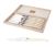 Set cutite friptura Claude Dozorme Laguiole cu maner crem, 6 piese, cutie lemn fag
