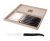 Set cutite friptura Claude Dozorme Laguiole cu maner negru, 6 piese, cutie lemn fag