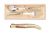 Set tacamuri servire Claude Dozorme Laguiole, maner corn, bolster alama, 2 piese, cutie lemn fag
