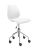 Scaun birou Kartell Maui, design Vico Magistretti, alb zinc
