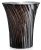Masuta Kartell Sparkle design Tokujin Yoshioka, diametru 38cm, fumuriu transparent